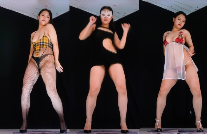 黑girl舞姿 映秀 美琳14期