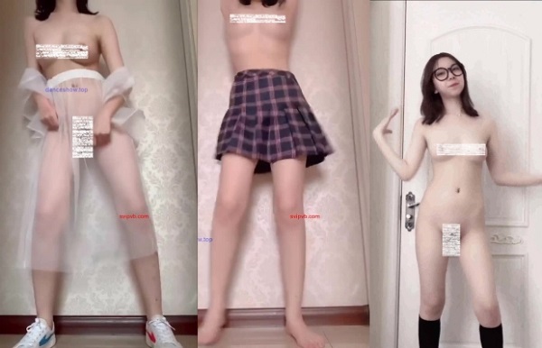 抖音 小阿甜 极品萌妹裸舞合集46V 每部时长1分钟左右