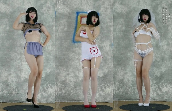 黑girl舞姿 映秀 雨蝶15期