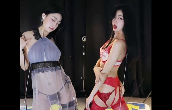 网易CC 星也 情趣内衣风骚挑逗艳舞6V