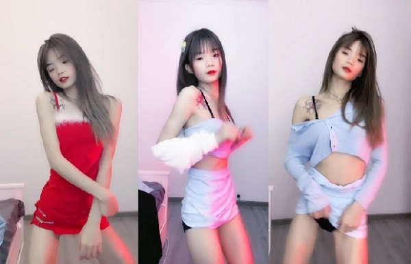 快手 张张包 小琳铛 反差骨感主播骚舞顶跨39V