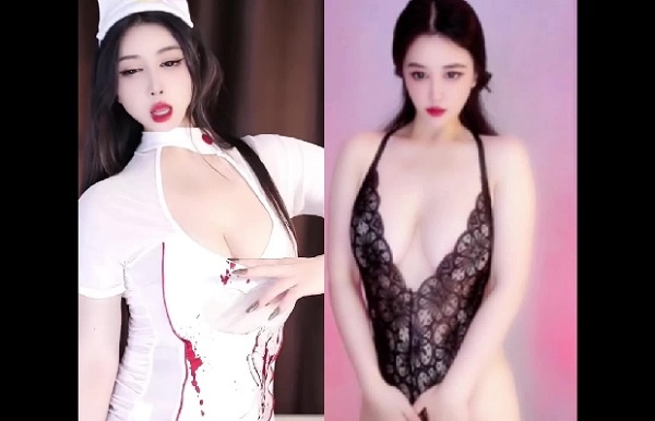 网易CC 妃儿baby 巨乳翘臀乳波乱颤，女仆、护士各种情趣套装骚舞13V