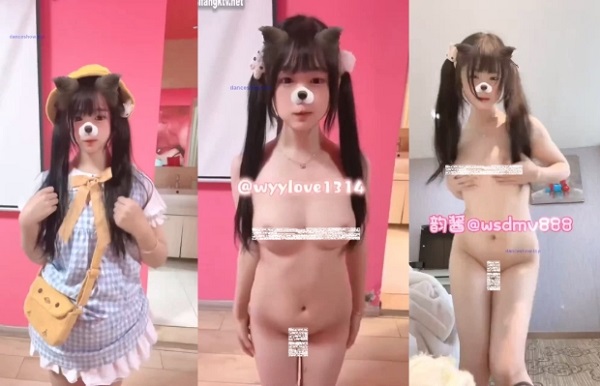 推特 韵酱 甜妹教主，露脸定制裸舞 反差萌萝莉43V