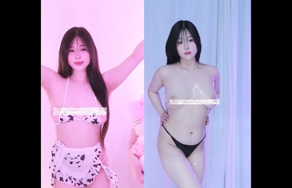 韩国BJ yourare 极品巨乳，抖奶乳摇36V