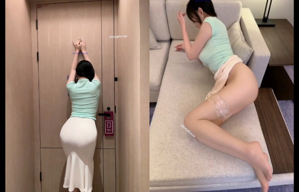 秀人网 杨晨晨 极品美模激情四射，丰臀巨乳酒店写真1V