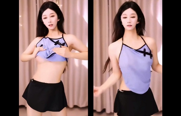 网易CC 穗穗 极品女神，激凸无内抖胸2V