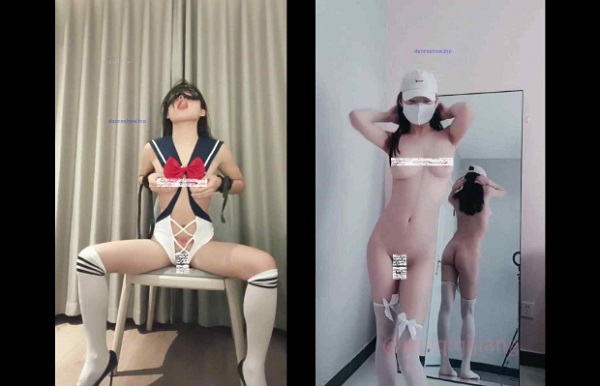 推特 美琪 雪琪酱 极品反差女神，定制裸舞大摆锤弹力插社会摇33V