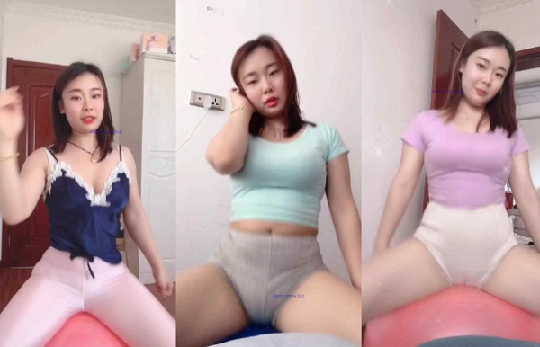 快手 莹莹 肉肉 坐摇顶跨视角很棒，表情超骚23V