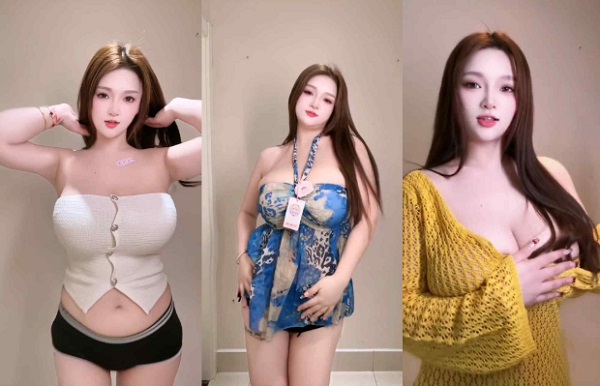 快手 林露露 豪乳主播抖奶骚舞4V