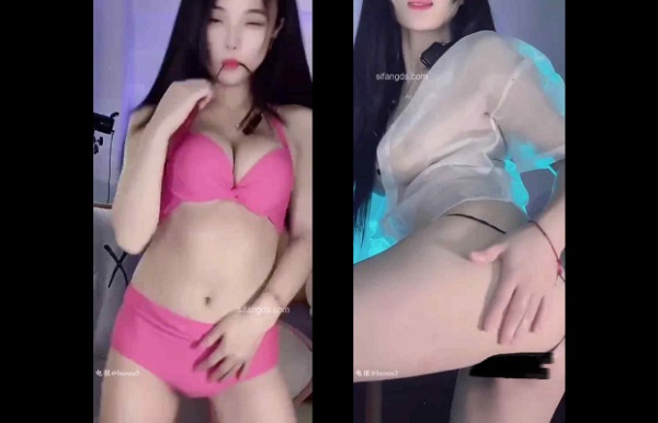 快手 小纯吖 极品美女，露脸露点弹力摇裸舞3V