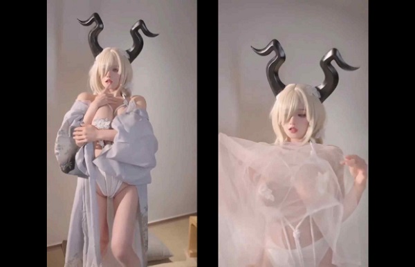 虎牙 古阿扎 大尺度COS碧蓝航线1V