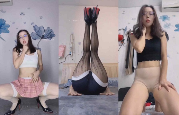 快手 小苹果 眼镜御姐，骚舞顶胯呻吟浪叫16V【377M】