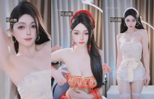 畅聊 乔安 情趣内衣瑜伽裤热舞16V【1.29G】