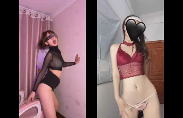 快手 小柒好困困 苗条嫩妹骚舞7V